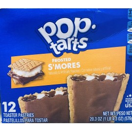 Kellogg's Pop Tarts FROSTED S'MORES Toaster Pastries 20.3 oz Box 12 ct Box