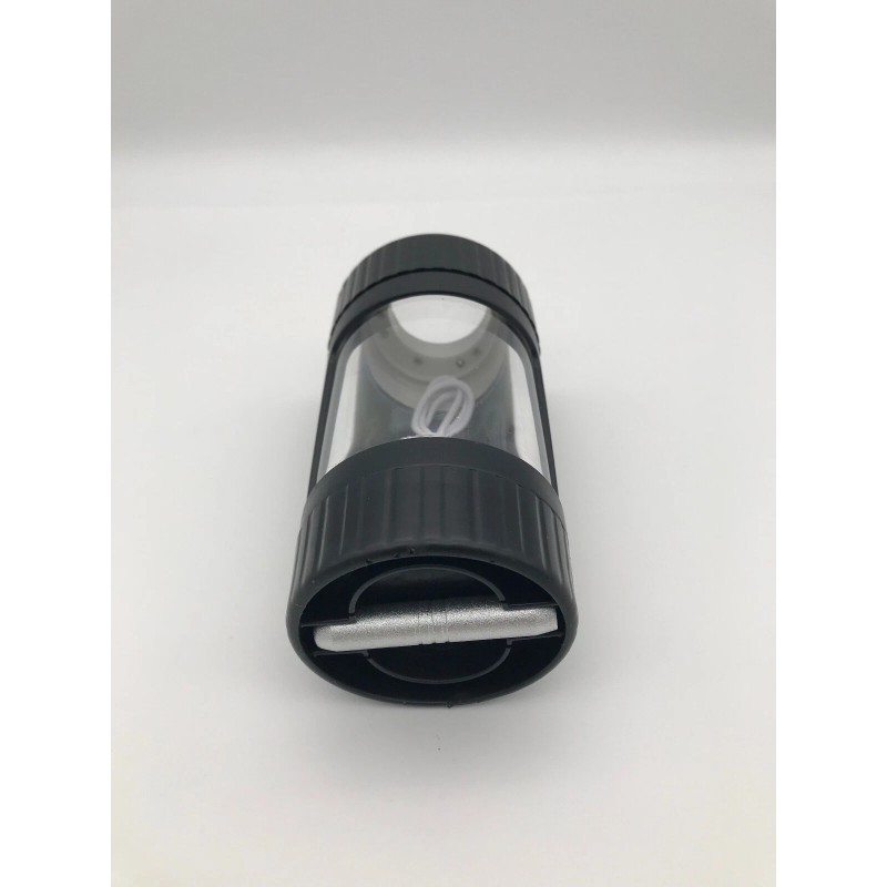 Glow jar BLACK Manual Spice Herb Grinder with Light-Up Storage