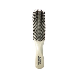 Elegant Anti-Static Ionic Bristles Styler White Hairbrush (Large 7.75" #486)