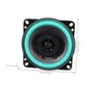 ULTECHNOVO Car Door Speakers Full Range for Sound Compact Design