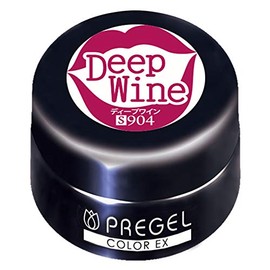 PRE GEL PG-CE904 Color EX Deep Wine, 0.1 oz (3 g)