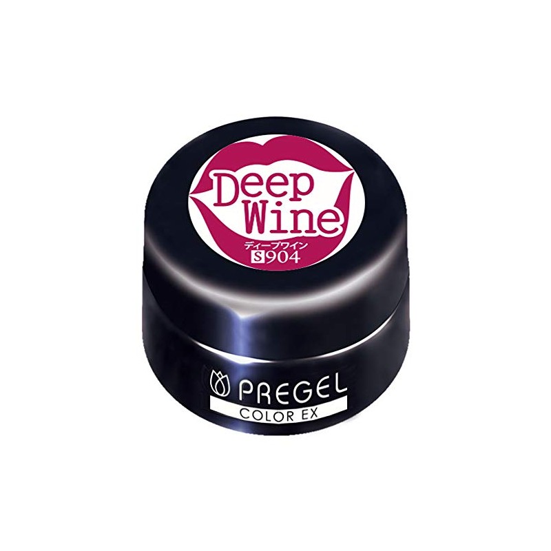 PRE GEL PG-CE904 Color EX Deep Wine, 0.1 oz (3