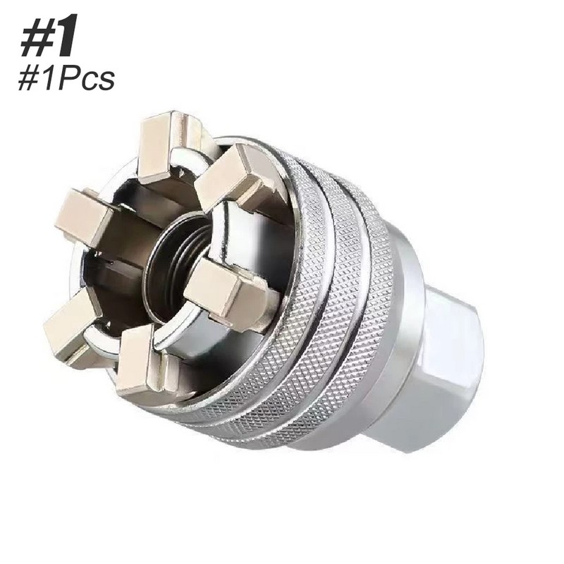 Universal Adjustable Socket Wrench for Repairs – 10–19mm Ratchet Adapter