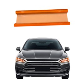 QZTYTY 12 × 48 Inch Car Light Tint Film, Tail Light Tint, Car Vinyl Wrap Protector Film, Car Accessories Car Light Self-Adhesive Tint Film Universal for Cars Auto Modification Cover (Orange)