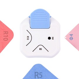 YUENTOEN コーナーカッター 3 in 1 ハンドヘルドバッジ Φ4mm R10mm R5mm コーナーパンチ ペーパークラフト・ラミネート・写真・カード作成・スクラップブック用ペーパーコーナーカッター