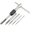 YAKAMOZ T-Handle Tap Holder Wrench with 5Pcs Metric M3 M4