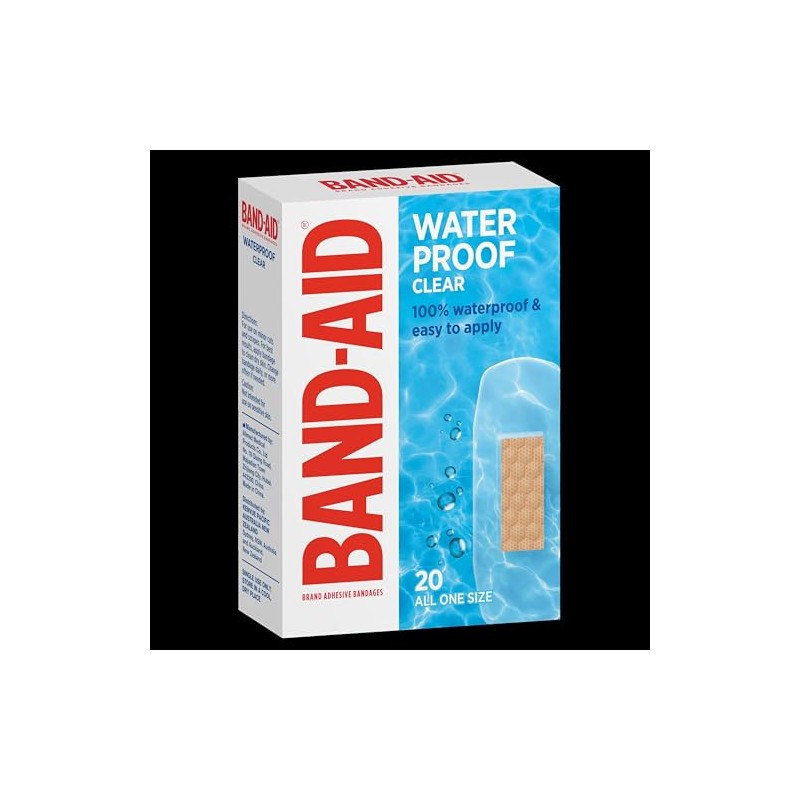 Band-aid Waterproof Clear Regular 20