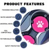Piburth 4 Pack Car Cup Holder Coasters, Dog Paw Insert