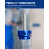 DAYDOOR 1-1/4'' PVC Pipe Reamer Head, 4-Sided Carbide Aluminum Reamer