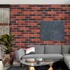 Holydecot 76pcs Red Thin Brick Veneers, Curlable Red Brick Tiles,