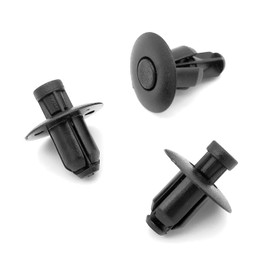 VVO Fasteners Plastic Windscreen Cowl or Scuttle Panel Clip, Black (Pack of 10)