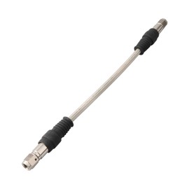 AC PERFORMANCE 1/8 Brake Line with -3 AN Stainless Steel Ends, Clear PVC Coated PTFE Hose Line 20"