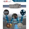 JRready Deutsch DTM 4 Pin Connectors 4 Kits, Waterproof Electrical