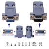 VooGenzek 5 Sets DB9 Connectors with DB9 Plastic Housing Cover,