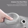 Inflatable Foot Rest Pillow Adjustable 3 Layers Travel Airplane Foot