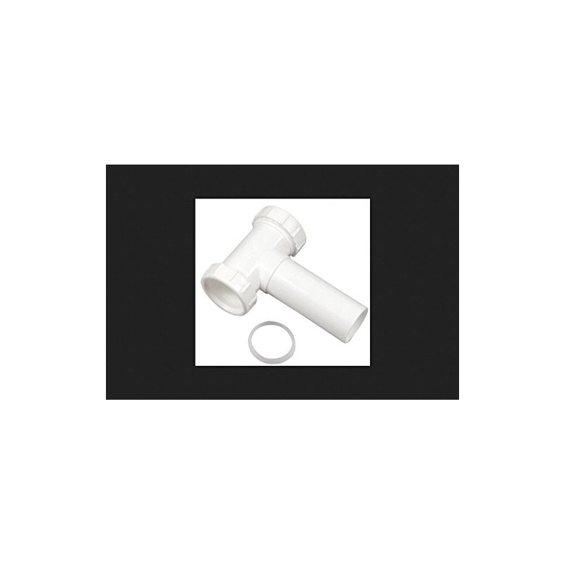 Danco 94012 Center Outlet Tee, 1-1/2 in, Plastic, [Finish]<, for