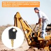 UOCAI 10 Pcs Ignition Key 5P8500, Universal Construction Machinery Keys,