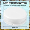 Lyreh RV Roof Mushroom Vent Cover, Plastic Waterproof Ventilation Cap