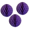3-pack 5 Inch Honeycomb Tissue Paper Balls (Lavender)