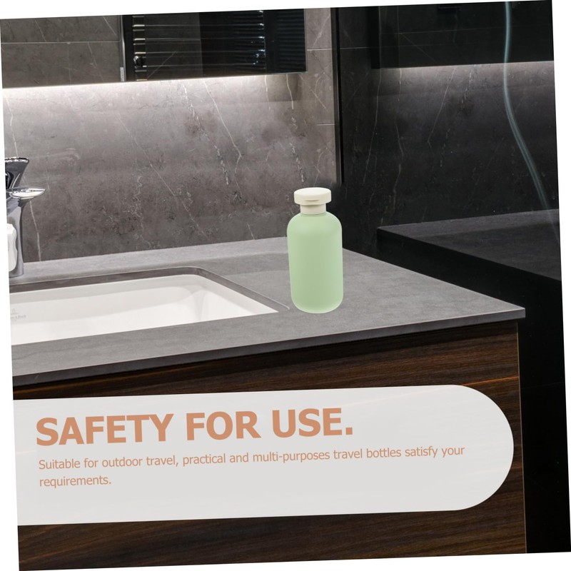 ULTECHNOVO Set of 2 Squeeze Bottles Travel Toiletry Containers Flip