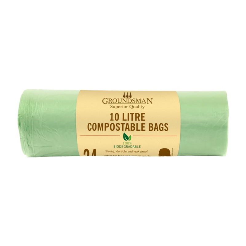 4 x Pack Of 24 10L Compostable Food Waste Caddy