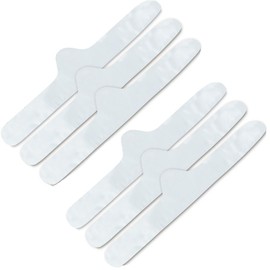 More of Me to Love Soft, Sweat-Wicking Bra Liner (Natural Material: Viscose & Cotton Blend) - Tagless, Seamless, (Small, White, 6-Pack)