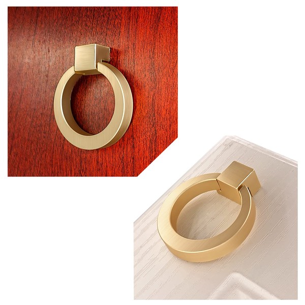 IAFVKAI Pack of 4 Cabinet Knobs Zinc Alloy Drawer Pull