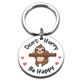 Sloth Gifts for Women, White Elephant Gifts, Stress Relief Gifts for Women, Santa Swap Gift Exchange, Sloth Car Accessories, Cheer up Gifts for Women, Self Care Items, Get Well Soon Mental Health Gift