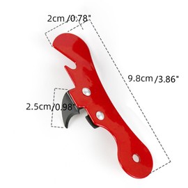 2 Pcs Can Opener Manual, Portable Bottle Opener Multifunctional Camping Can Opener Beer Bottle Opener Home Practical Cooking Tools Jar Opener Jar Opener