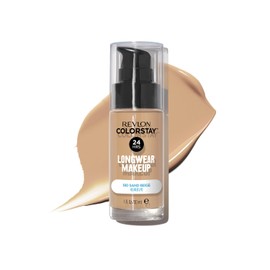 Revlon Colorstay Longwear Makeup D 180 Sand Beige (Color Image: Natural Skin Tone) Liquid Foundation 30mL for Dry Skin SPF 20 PA++