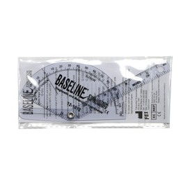 Baseline 12-1012 Plastic Goniometer, Finger, Flexion to Hyper-Extension
