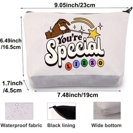 BWWKTOP Singer Fans Cosmetic Makeup Bag Song Lyric Inspired Gifts You're Special Zipper Pouch Bag Singer Merchandise, You're Special, Bag