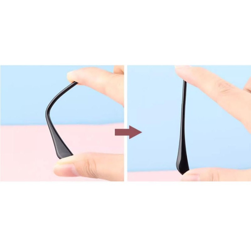 2 Pairs Sunglasses End Tips Eyeglass Ear Sock Pieces Tube
