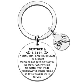 SDOFY Brother Sister Gifts Big Sister Gifts from Little Brother Big Brother Gifts Birthday Gifts for Sister Brother Christmas Graduation Little Brother Keepsake Gifts from Big Sister