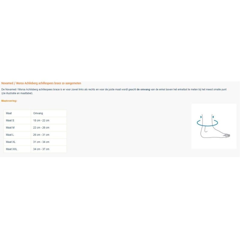 Morsa Achiloberg Achilles Tendon Bandage