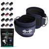 MODVEL Ankle Straps for Cable Machines - Adjustable, Comfortable Gym