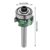 MUNEFE Edge Trimmer Router Bit, Woodworking Milling Cutter, Trimmer Router