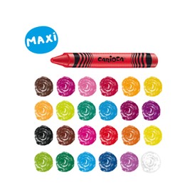 Carioca Wax Crayon (Pack of 24)
