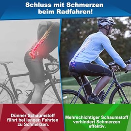 toptrek Fahrradsattel Herren Damen Bequem Weich, Ergonomischer Fahrrad Sattel, Schmerzfrei Radfahren, 2025 Neue Aufr√ºstung Fahrradsitz Atmungsaktiv Sto√üd√§mpfend f√ºr E-Bike MTB Rennrad Cityrad