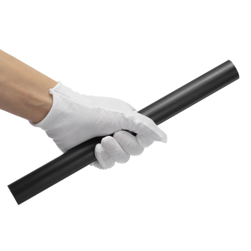MECCANIXITY Black Round ABS Plastic Rods 1-inch Diameter and 12-inch