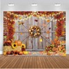 DHXXSC 10X8FT Fall Thanksgiving Backdrops Fall Pumpkin Harvest Barn Backdrop
