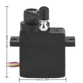 5 lines RC Servo,PXtoys PX9300-30 5 Lines RC Servo Steering Engine Spare Parts,Gear Digital Servo Motor for 1/18 ​9300-9304 RC Car Robot Boat RC Helicopter,RC Car Upgrade Spare Parts