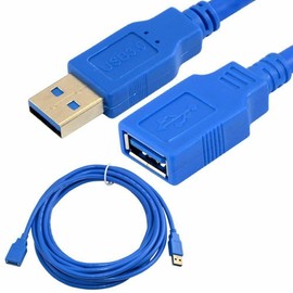 USB 3.0 Extension Cable Type A Male to Female Adapter Extender Wire Cord 5FT US