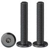 Drenky Hexagon Furniture Bolts, M6 X 35mm Flat Hex Bolt