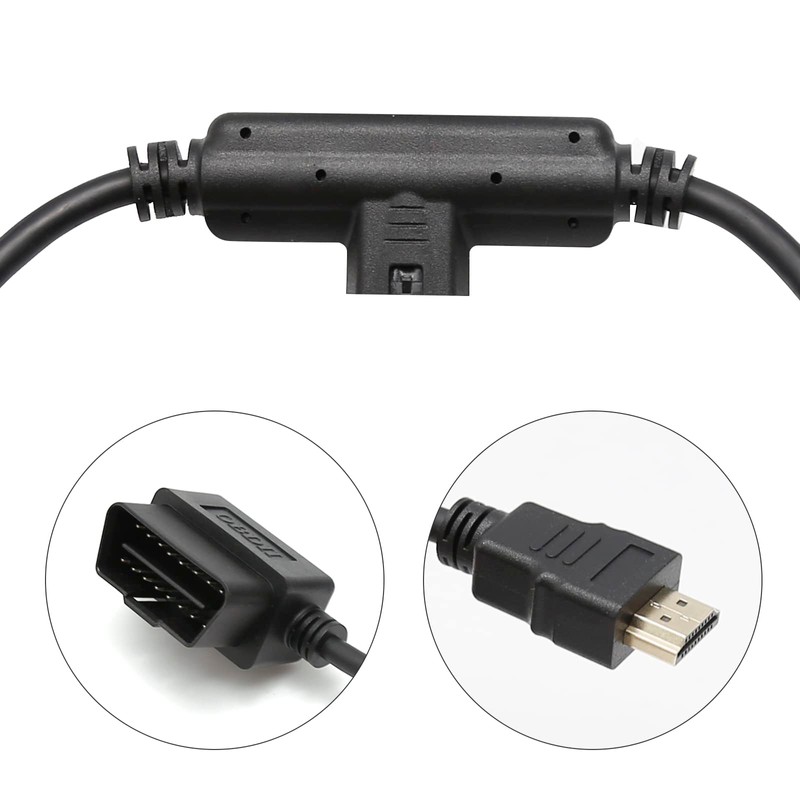 Anxingo OBDII to HDMI Monitor Cable Plug for Edge CS2