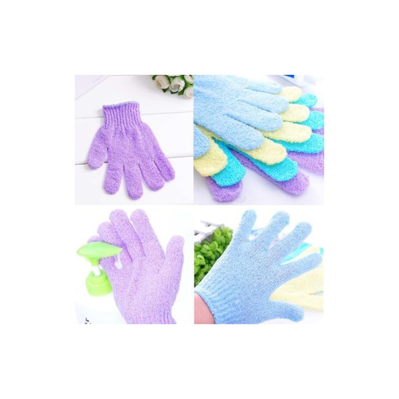 Guantes Exfoliantes de Ducha JOINPAYA 02EE0SZ08USD7LXF19R09EX de Poliéster para Cuerpo