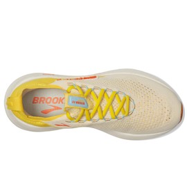 Brooks Womens Glycerin Stealthfit 22 Cyber/Vermillion/SeedPearl 8.5 Medium