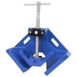 Fafeicy Corner Clamps 90 Degree, Aluminum Alloy Right Angle Clamp with Adjustable Swing Jaw for Welding, Framing, Drilling, Doweling, Woodworking