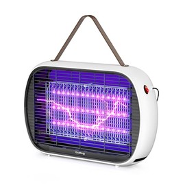 Buzbug Upgraded LED Bug Zapper Indoor, LED Bulbs Up to 50,000 Hours, 3 Lamps Sustainable Less Power, 3800V Powerful Electric Mosquito Zapper, Fly Trap Mosquito Trap, Fly Killer Fly Zapper