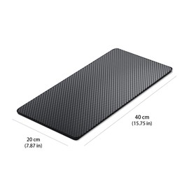 Car Dashboard Anti-Slip Placing Mat, Adhesive Silicone Pad for Car Interior, Cell Phone & Small Item Holder - Strong Viscosity, Washable& Reusable (Large)